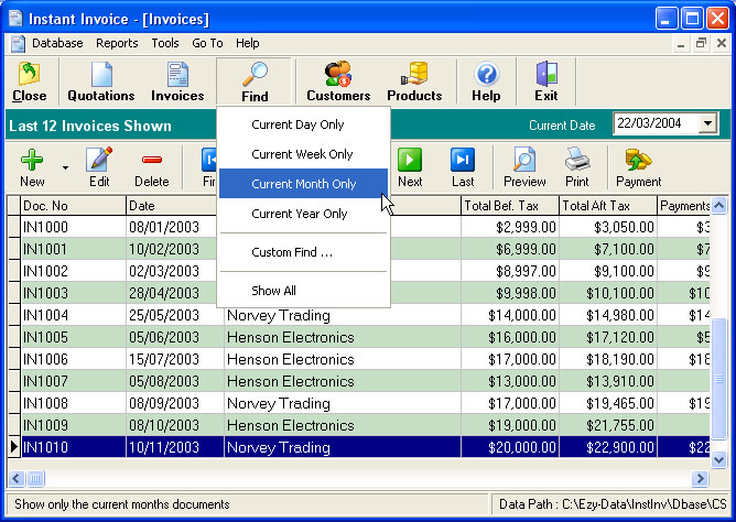 InstantInvoice 3 Screenshot